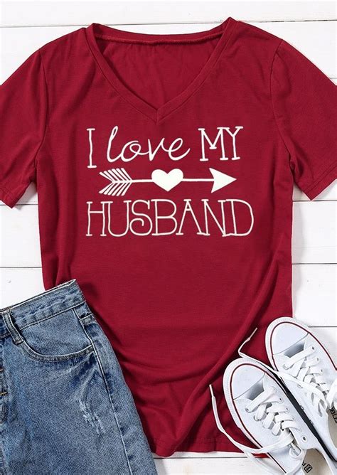 I Love My Husband T Shirt Home T Shirts T Shirts For Women Love My