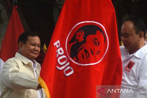 Projo Resmi Dukung Prabowo Pada Pilpres Antara News