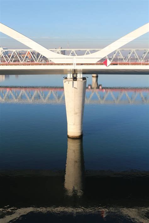 Bridge over Rhine River - Strasbourg, France / Kehl, Germany