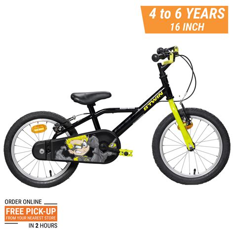 Buy Kids Cycle Dark Hero 4- 6 years (16inch) - Black Green Online ...