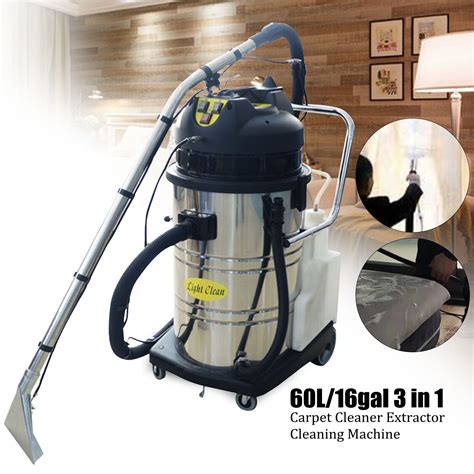 60L Commercial Carpet Cleaning Machine 3in1 Cleaner Pro Vacuum