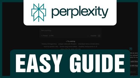 Perplexity Ai Tutorial How To Use Perplexity Ai Youtube