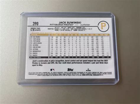 2024 TOPPS SERIES 2 Giallo Parallelo Parallelo Jack Suwinski