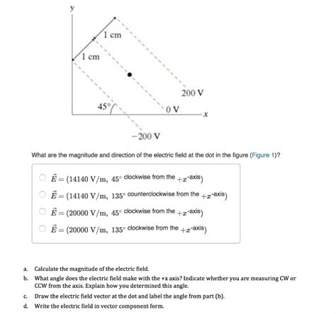 Solved Cm Cm V Ov X V What Are The Magnitude Chegg