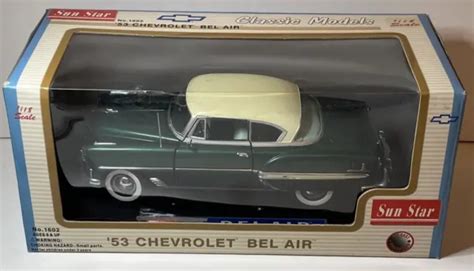 1953 Chevrolet Bel Air 1 18 Scale Die Cast Metal Classic Model General Motors 158 97 Picclick Ca