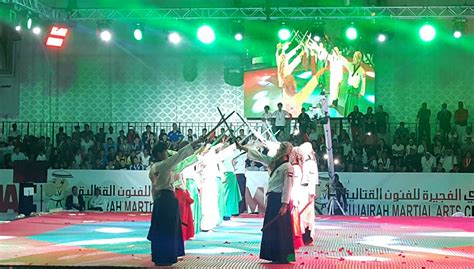 World Taekwondo Wtf Demonstration Team Performs At Th Fujairah Open