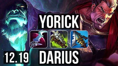 Yorick Vs Darius Top 12 3 14 1 1m Mastery Legendary 300 Games