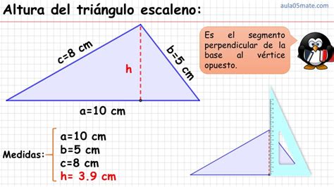 Alturas Del Triangulo Escaleno Clipart