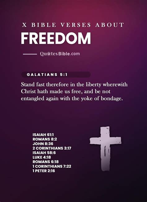 Bible Verses About Freedom Freedom Bible Verse Biblical Quotes