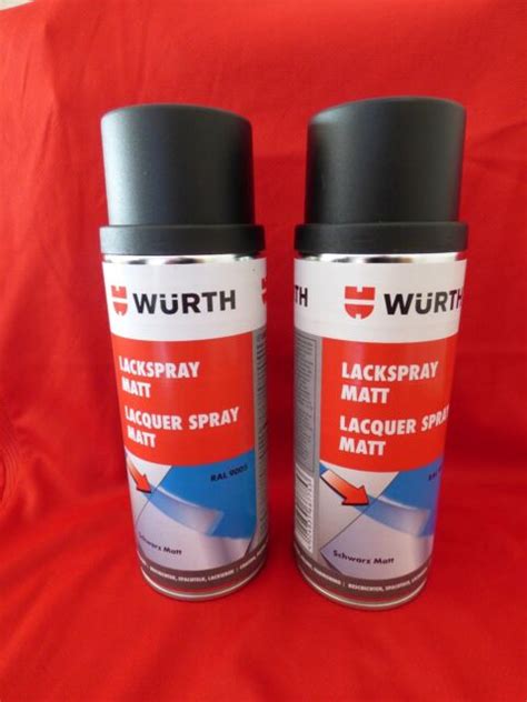 W Rth Ml Lackspray Schwarz Matt R Spr Hdose G Nstig Kaufen Ebay