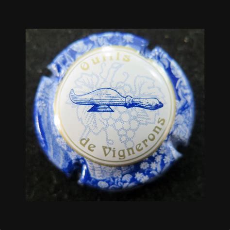 Capsule Muselet De Bouteille De Champagne G N Rique N G Contour Bleu