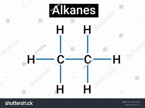 Alkanes Series Compounds That Contain Carbon Stock Vector Royalty Free