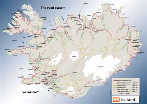 Iceland Road Map Printable | Wells Printable Map