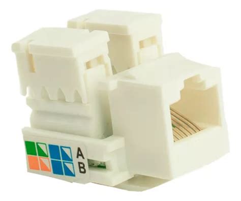 Conector F Mea Rj Keystone Cat E Branco Pe As Parcelamento