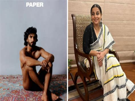 Vidya Balan Bindas Reaction On Ranveer Singh Nude Photoshoot Hume Bhi Ankhen Senkne Dijiye