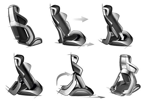 Land Rover LRX interior sketch - Car Body Design