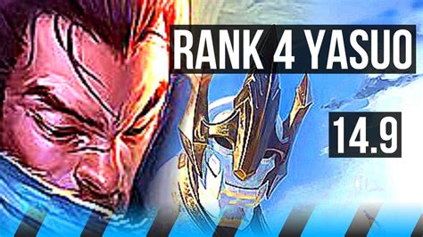 YASUO Vs GALIO MID 9 0 2 Rank 4 Yasuo Legendary JP Grandmaster