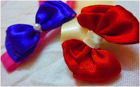 DIY Ribbon bows tutorial #9 - The Crafty Angels