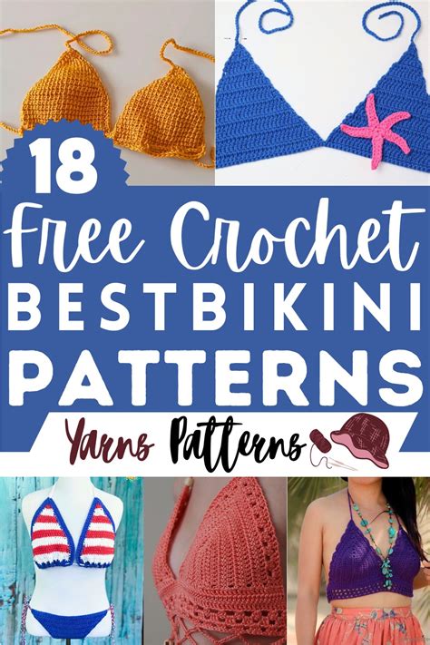 Free Crochet Bikini Patterns To Hangout This Summer