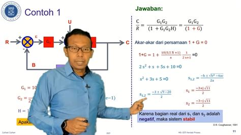 06 Mg3217 Kendali Proses S03 Persamaan Karakteristik Dan Kestabilan