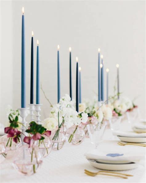 37 Ways to Use Colorful Taper Candles at Your Wedding