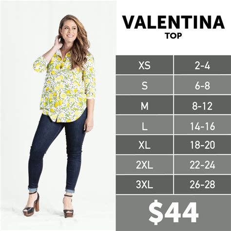 2020 Lularoe Valentina Size Chart Lularoe Size Chart Size Chart Lularoe