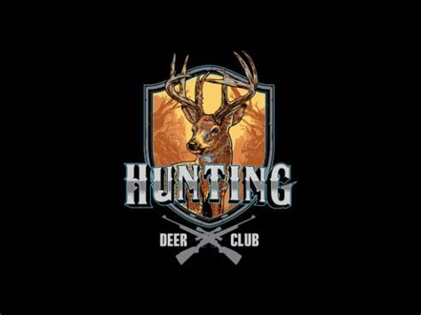 Hunting Deer Club Vector T Shirt Design Buy T Shirt Designs