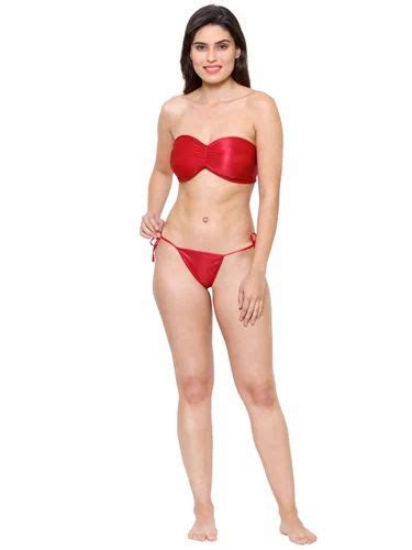 Hot Cherry Red Bikini Set For Honeymoon C At Rs Bikini Set