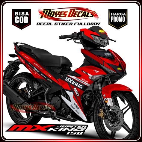 Jual Bisa COD DECAL STICKER FULL BODY CUSTOM NEW MX KING 150 Shopee