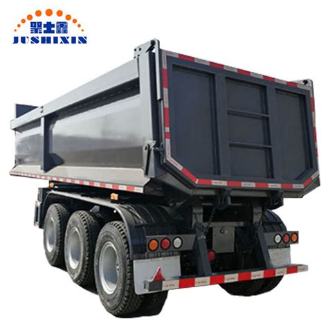 Heavy Duty 3 Axles 30 Tons 60 Tons Dump Trailer Tipper Trailer Tipping