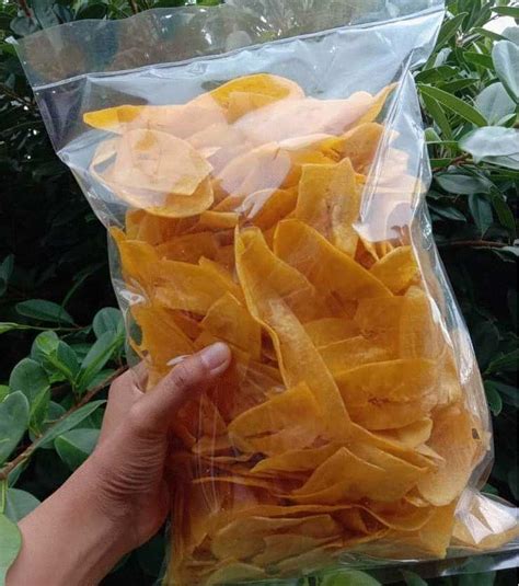 Kerepek Pisang Tanduk Serong Rangup Sedap 500g Banana Chips The