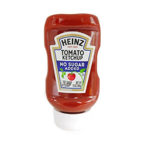 Heinz Tomato Ketchup No Sugar Added 369g Lazada Singapore