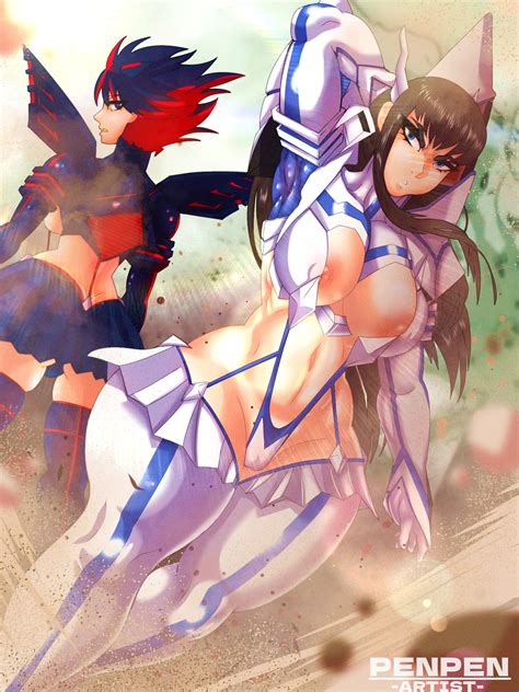 Penpen Artist Commission Open On Twitter Kiryuin Satsuki Vs