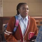 WornOnTV Kimberlys Red Plaid Jacket On The Sex Lives Of College Girls Pauline Chalamet