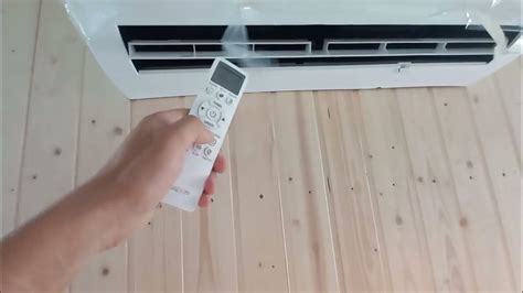 первый запуск Сплит-система DEXP AC-CH9INV - YouTube