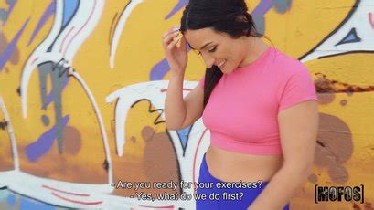 Kinky Annie Reis In Ripped Pants Having Hardcore Yoga Session Photos