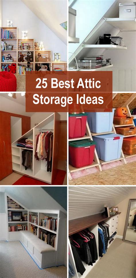 25 Best Attic Storage Ideas