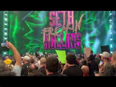 Seth Rollins Entrance Monday Night Raw Oct 24 2022 YouTube