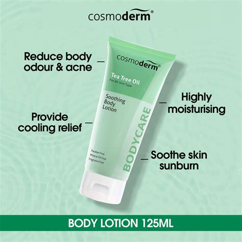 Cosmoderm Tea Tree Oil Soothing Body Lotion 125ml