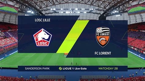 Fifa Lille Vs Fc Lorient Ligue Uber Eats Gameplay Youtube