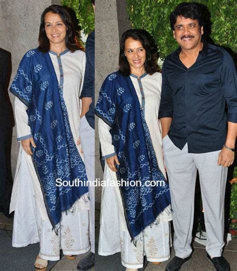 Nagarjuna And Amala Akkineni At Sreejas Wedding Reception South