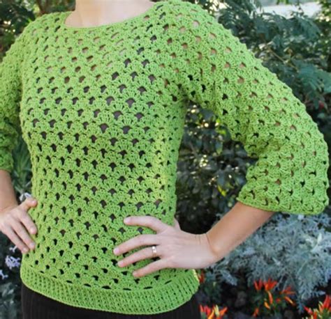 Fabulous Lace Sweater Tutorial Crochet Ideas