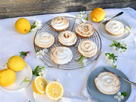 Zitronen Tartelettes Mit Baiser Laktosefrei Klein Fein Lecker