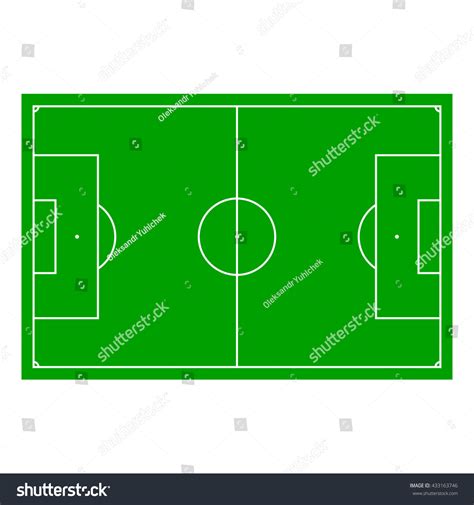 Soccer Field Line Grass Texture Vector Stock Vector Royalty Free 433163746 Shutterstock