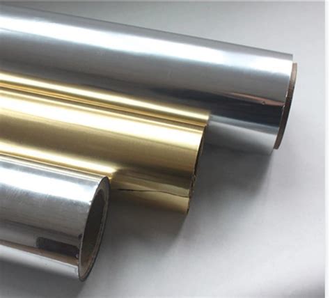 Pet Metallized Lamination Film With Gold And Sliver Color China