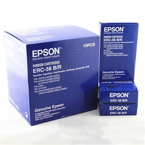 Epson ERC 38B R Ribbon Cartridge For Epson TM U220A U230B 210D Dot