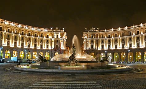 Piazza Della Repubblica Roma Italia Italia Roma Roma