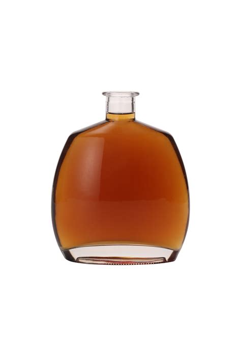 Hot Sale 200ml 375ml 500ml 750ml Empty Round Bottom Ice Wine Vodka Liquor Bottle With Long Neck Cork