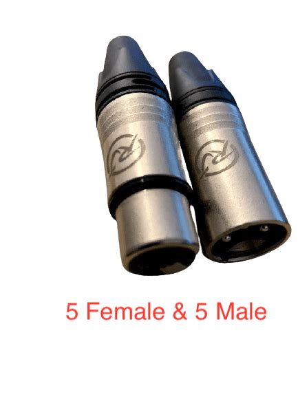 Pairs Rj High Quality Xlr Pin Male Female Connector Pair