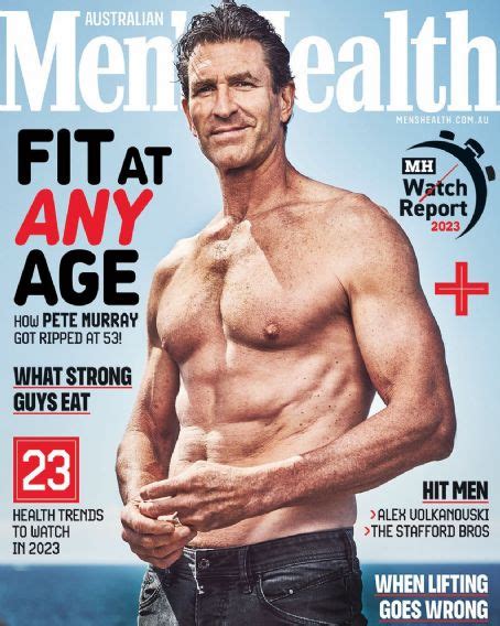 Pete Murray Mens Health Magazine March 2023 Cover Photo Australia